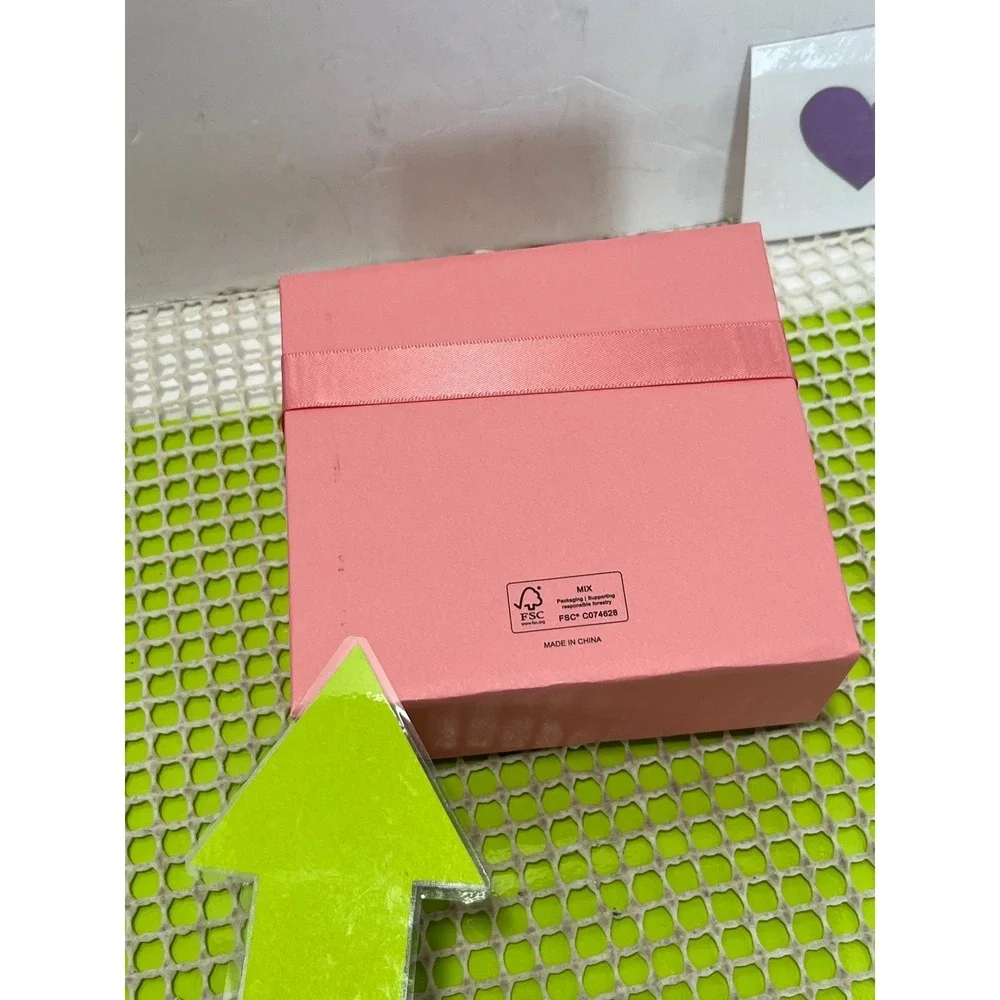 Pandora Pink Jewelry Gift Box w/ Ribbon Bow & Small White Inner Box